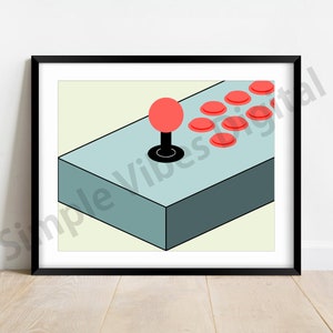 Arcade Stick 10x20 Zoll - Digitaldruck