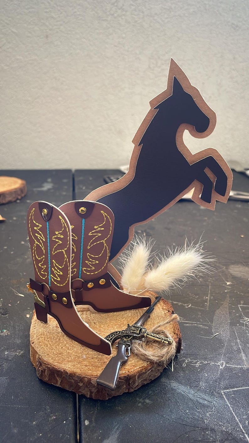 Cowboy Centerpieces - Etsy