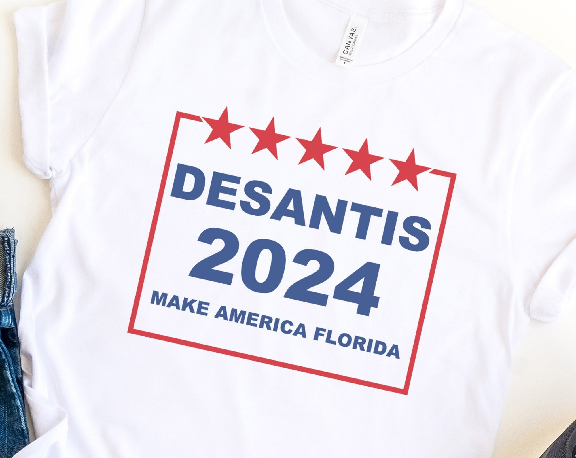 Discover DeSantis 2024, Conservative Tee, Republican T-Shirt