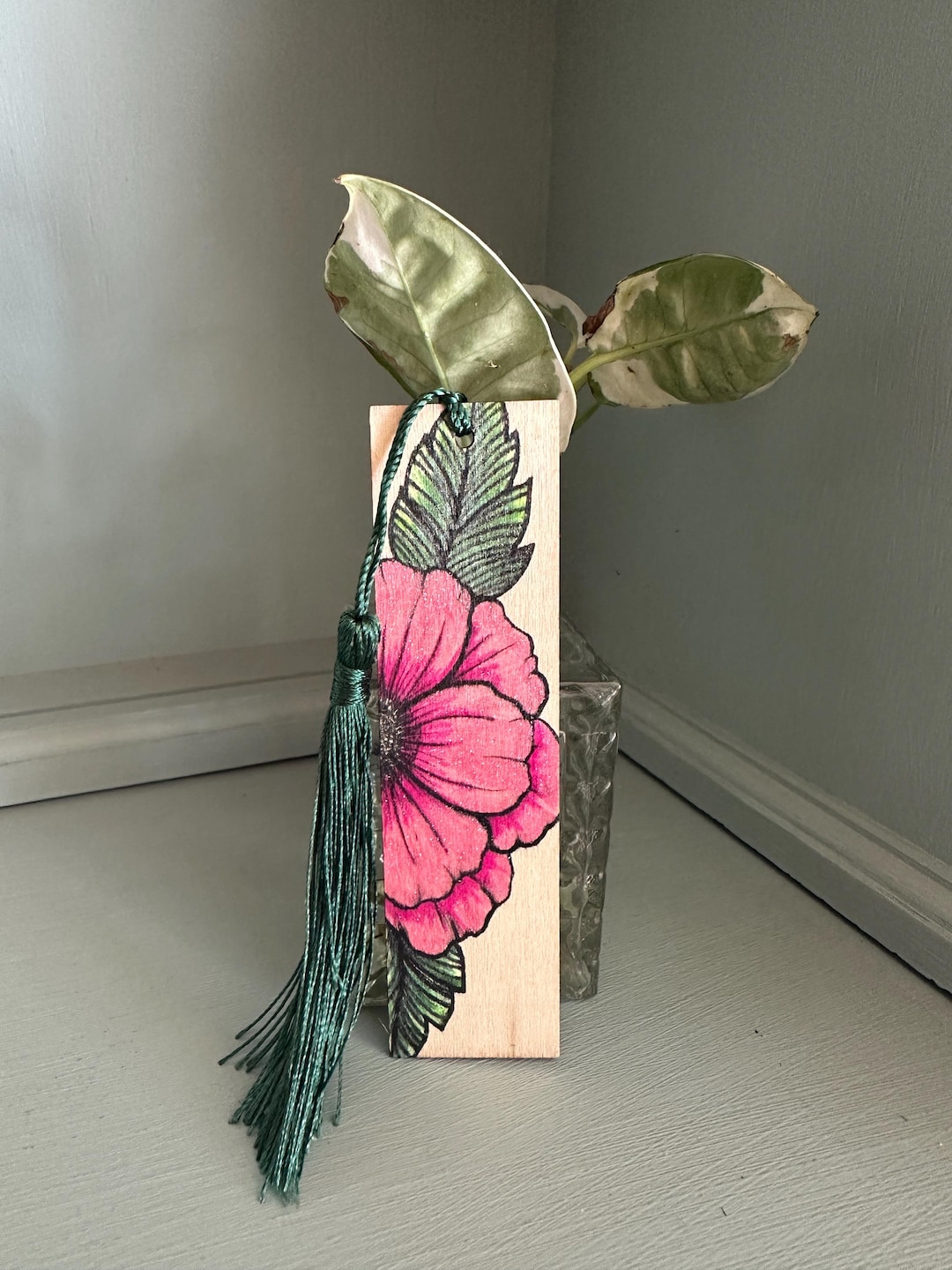 Flower Art Handmade Paper Bookmark 17 main image 0