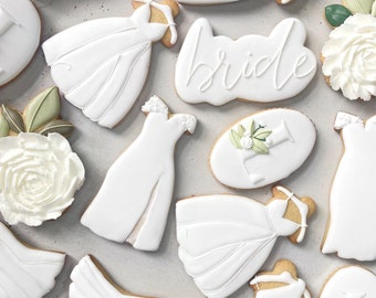 Bridal, Wedding Iced Biscuits