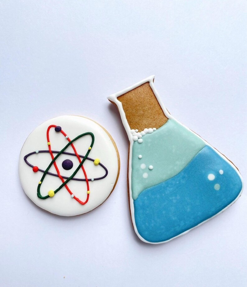 Science Biscuits Science Themed Iced Biscuits - Etsy UK