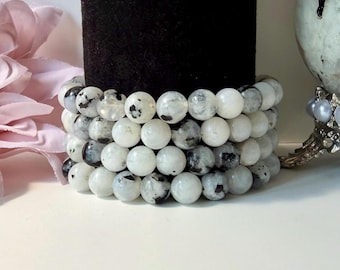 Rainbow Moonstone Bracelet | Genuine Sri Lankan Beads |  crystal for Intuition, new beginnings - Crystal Jewellery