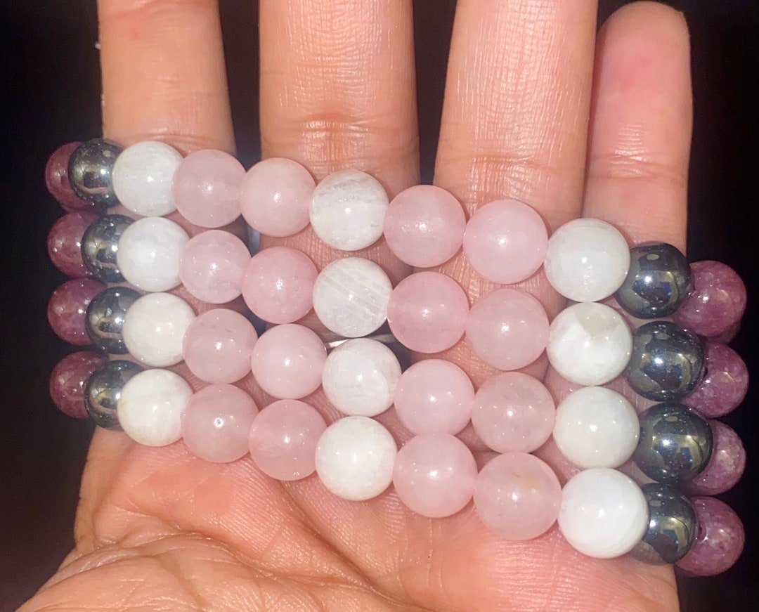 Crystal Healing Bracelet for Menopause PMS Hormone Etsy UK