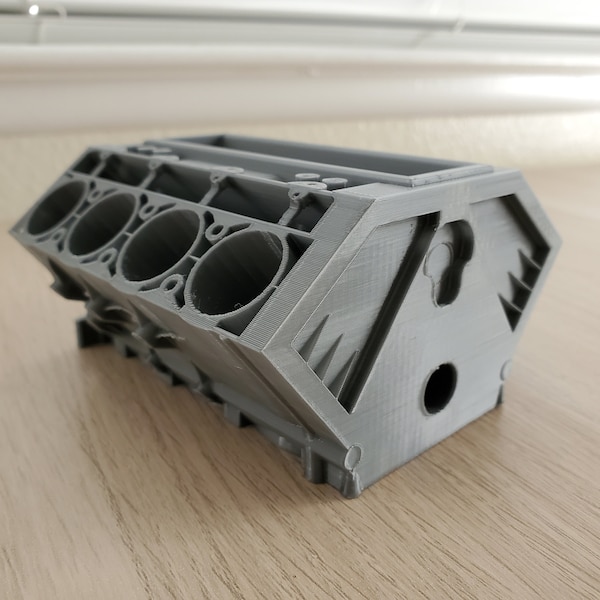 Engine Block Business Card Holder Etsy