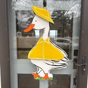 Porch Goose Door Hanger (Interchangeable outfits sold separately)