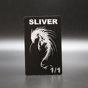 Premium Metal Sliver Token MTG 1/1