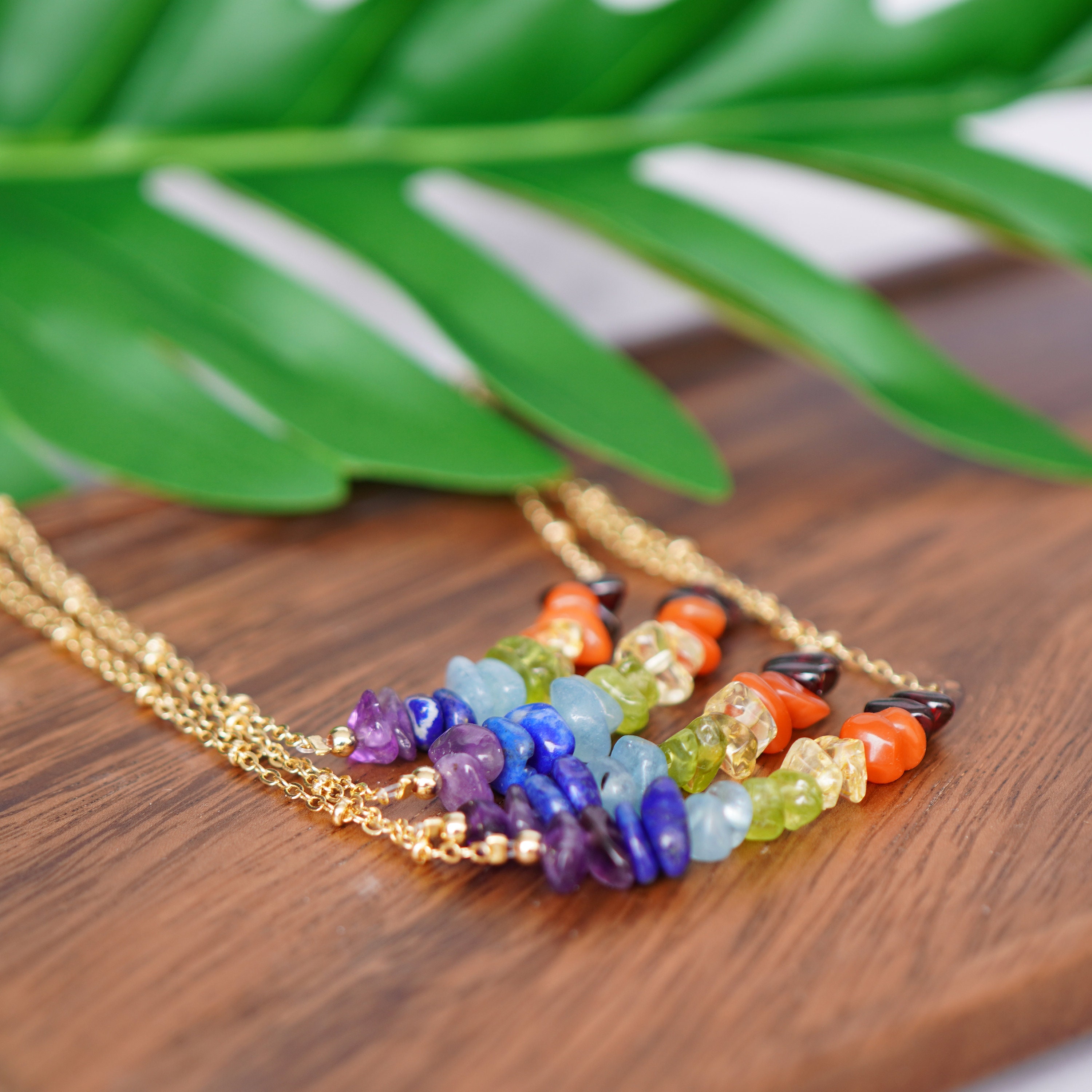 Authentic store chakra necklace