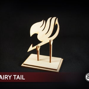 Fairy Tail - Carved Wooden Decorative Symbol; Fairy Tail Guild Mark