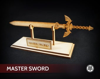 Master Sword - Carved Wooden Decorative Video Game Sword