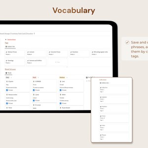 Notion Language Learning Hub Template, Language Learning Planner Notion ...