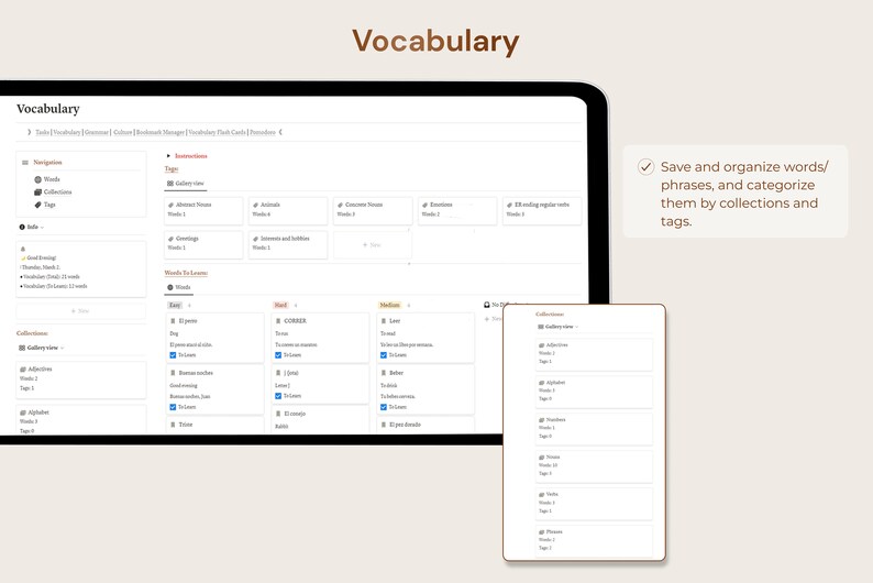 Notion Language Learning Hub Template Language Learning - Etsy
