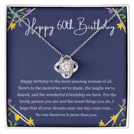 60th birthday sale jewellery for her