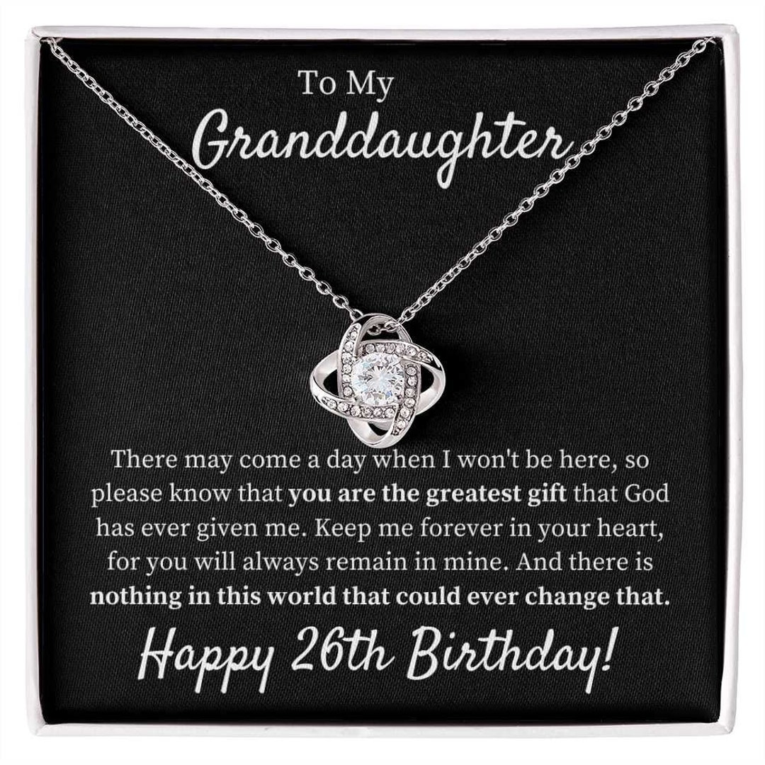 Granddaughter pendant best sale necklace
