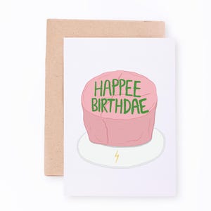 Happee Birthdae Card