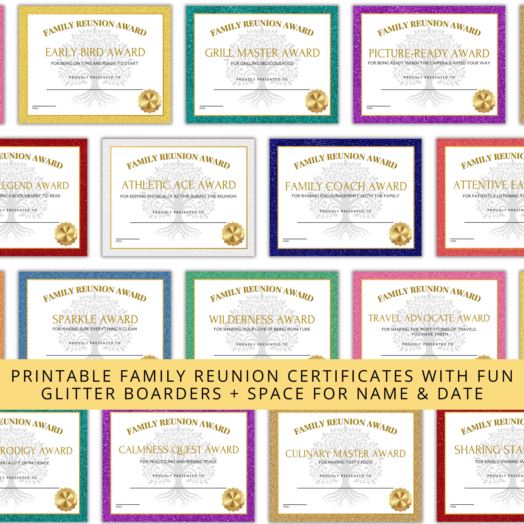 family-reunion-awards-printable-award-certificates-to-use-at-family-gatherings-parties-and-reunions-8-5x11-pdf-instant-download-award-etsy for Family Reunion Certificates Free Printable Family Reunion Awards, Printable Award Certificates to Use at Family Gatherings, Parties, and Reunions, 8.5x11