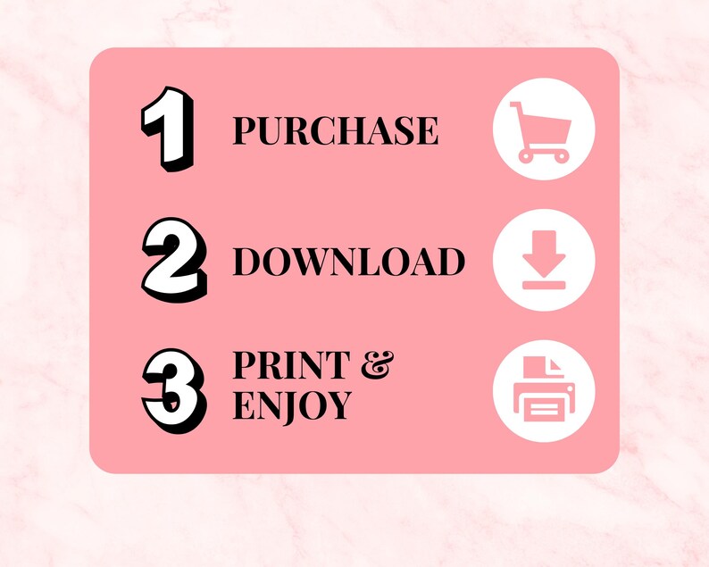How to use Mother’s Day printable conversation game showing three simple steps: purchase, download, and print. Easy no-prep activity for families looking for a meaningful and interactive Mother’s Day experience. Instant download printable PDF game.