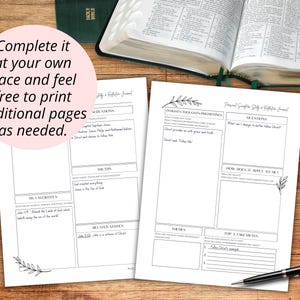7 Cover Options, 2-Page Study Layout, Title and This Journal Belongs to Page, Blank Table of Contents, Note Pages, Getting Started Informational Page, Testimony Page, Topic Study List, and a Favorite Verses List. FULLY FLEXIBLE: Use as a gospel lesson study journal, a missionary journal, or a personal scripture study journal. Buy once, use year after year. Print additional pages for personal use as needed.