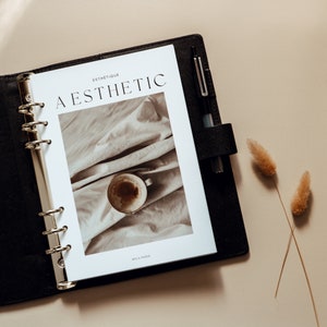 Aesthetic  Minimal Planner Coffee  Dashboard | A5 Planner Dashboards |Planner Inserts | Divider|| Filofax |Kikki K | Coffee Dashboard