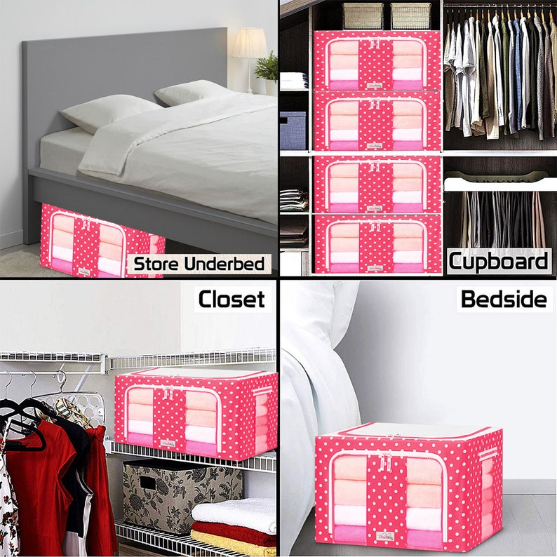 BLUSHBEES™ Oxford Fabric Stainless Steel Frame, Collapsible Storage