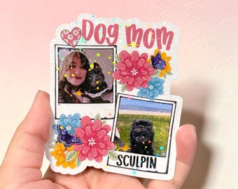 Jumbo Dog Mom Sticker, Dog mom sticker, Custom sticker, Dog mom gifts, dog mom, Dog lover gift, Dog sticker, Fur mama sticker, Sticker