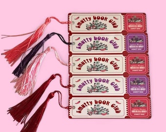 Smut Book Club, Smut Bookmark, Smutty Bookmark, Smut, Spicy Bookmark, Bookish, Bookmark, Book gift, Book Club Gift, STFUATTDLAGG club