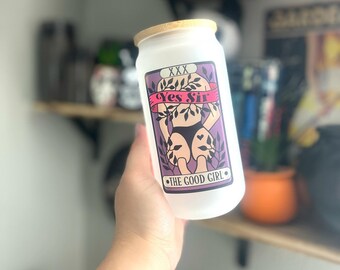 YES SIR Glass Can, SMUT, Kinky glass can, adult gift