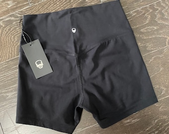 Black 3 Inch High Waist Women's Bike Shorts