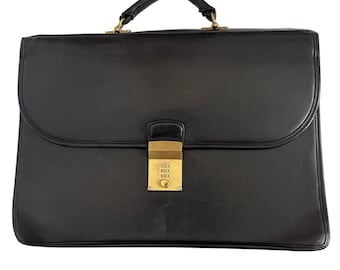 Vintage Coach Beekman 5266 Briefcase Men Black Career Suitcase !no