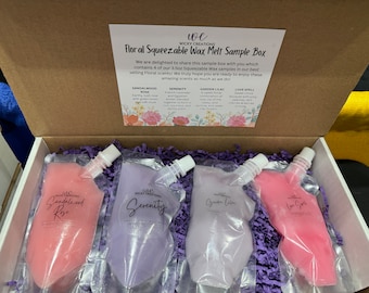 Squeezable Wax Melt Sampler Boxes