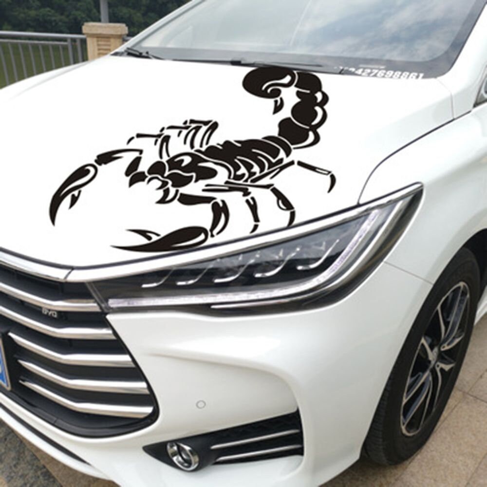 Source New creative customized die cut tattoo car stickersdog bonnet car  sticker on malibabacom