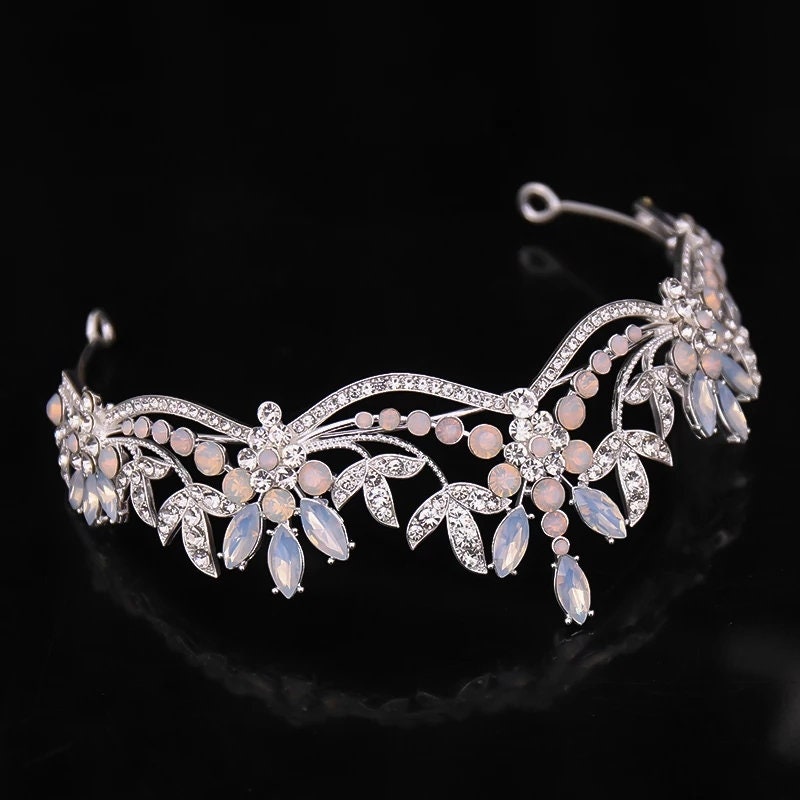 Pastel Pretty Tiara Crown Silver Princess Queen Headdress - Etsy