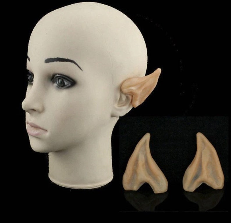 Latex Elf Ears Realistic Skin Tone Elven Fantasy Cosplay Etsy