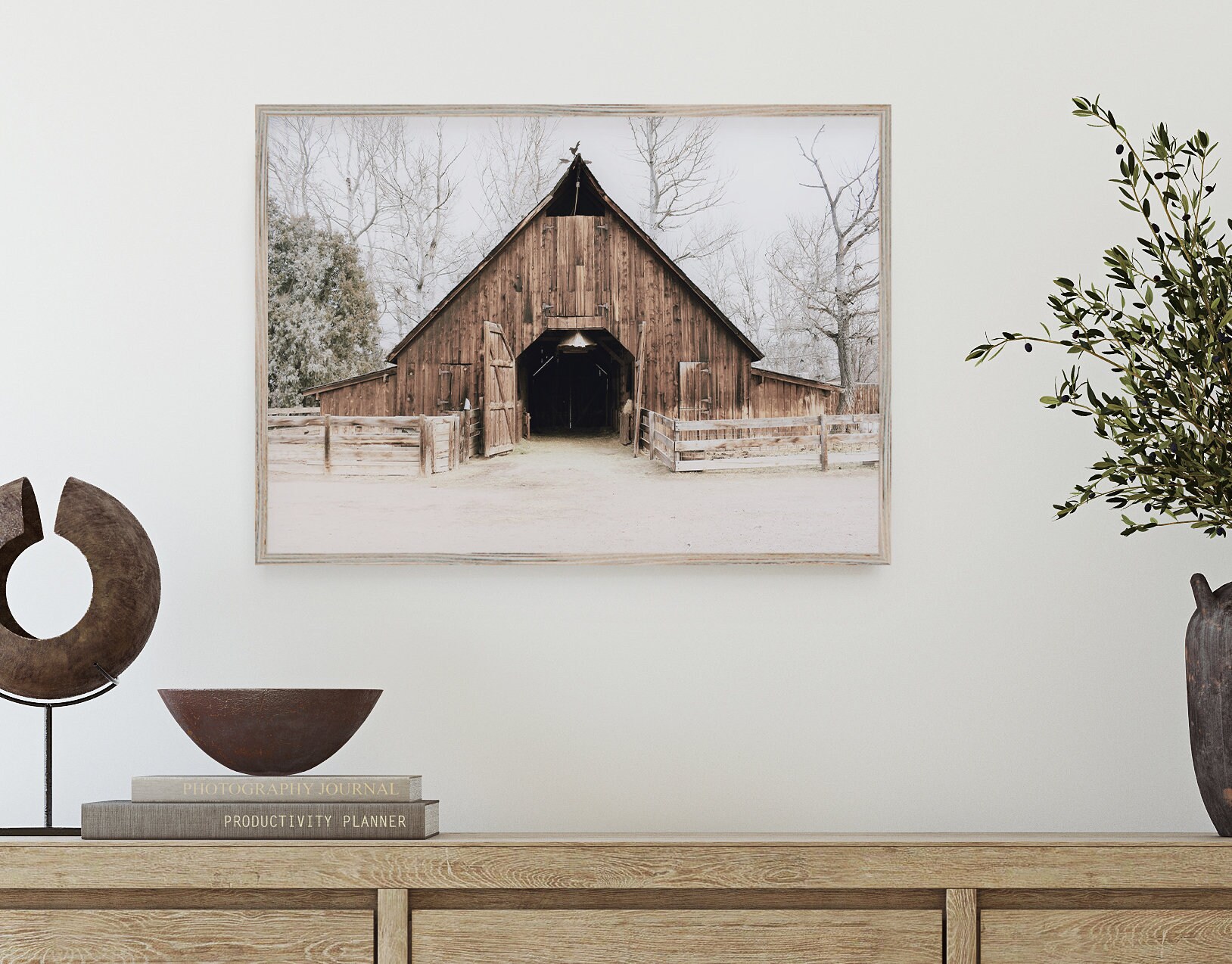 Old Rustic Barn Print Wooden Barn Photography Horse Stable - Etsy