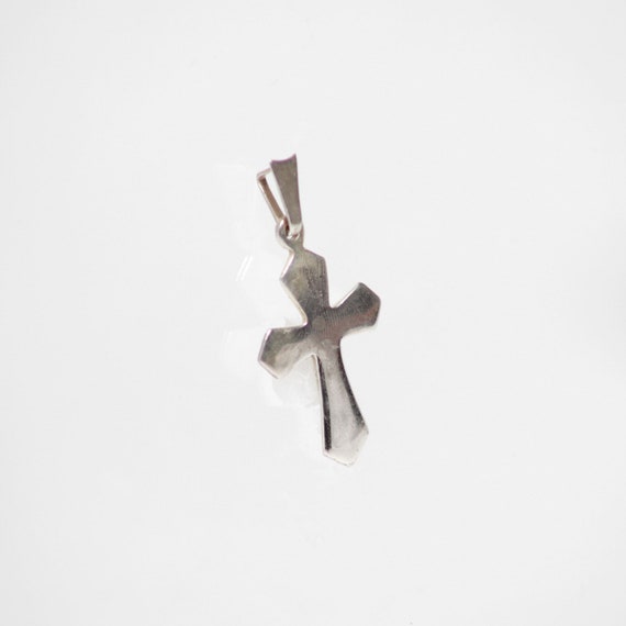 Solid Sterling Silver Cross Pendant