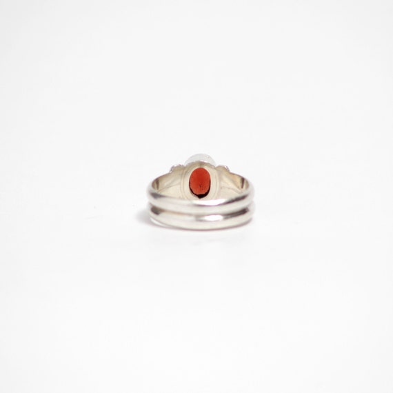 Sterling Silver Ring With Red Almadine - image 4