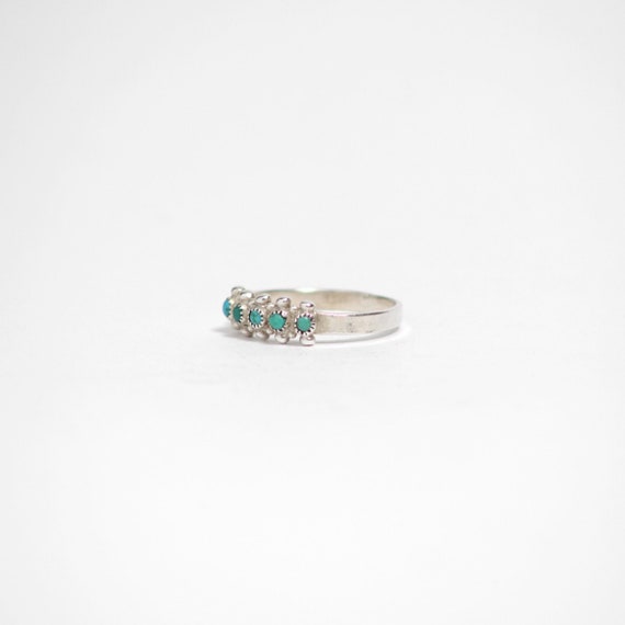 Sterling Silver Ring With Turquoise - image 1