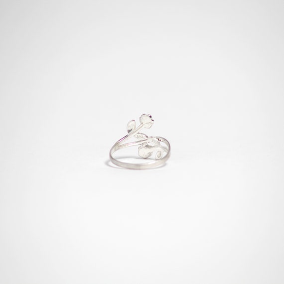 Sterling Silver Floral Ring - image 4