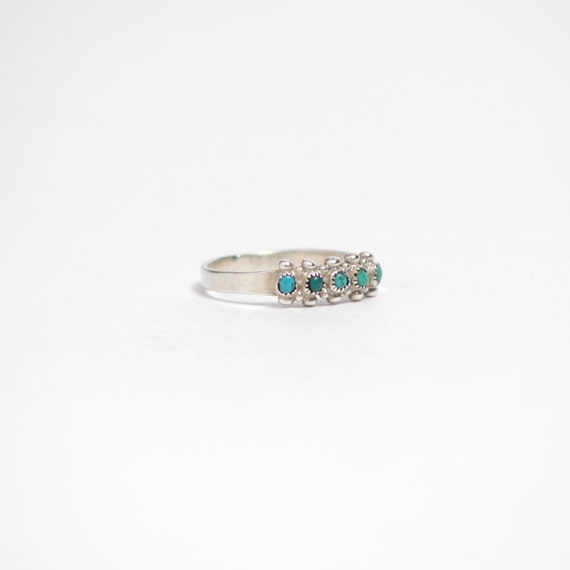 Sterling Silver Ring With Turquoise - image 3