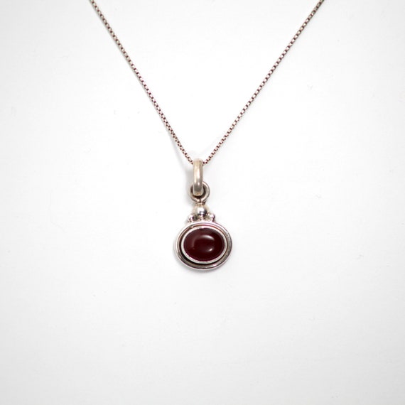 Sterling Silver Chain And Pendant - image 1