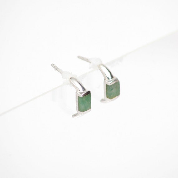 Sterling Silver Earrings With Chalcedony - image 1