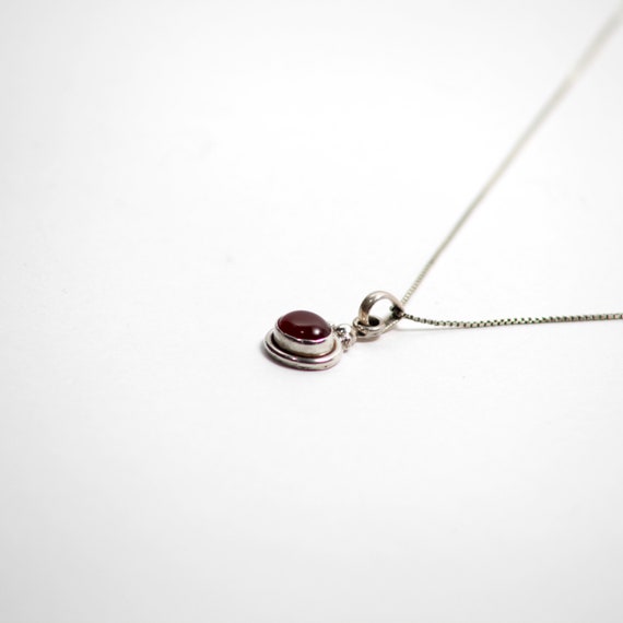 Sterling Silver Chain And Pendant - image 3