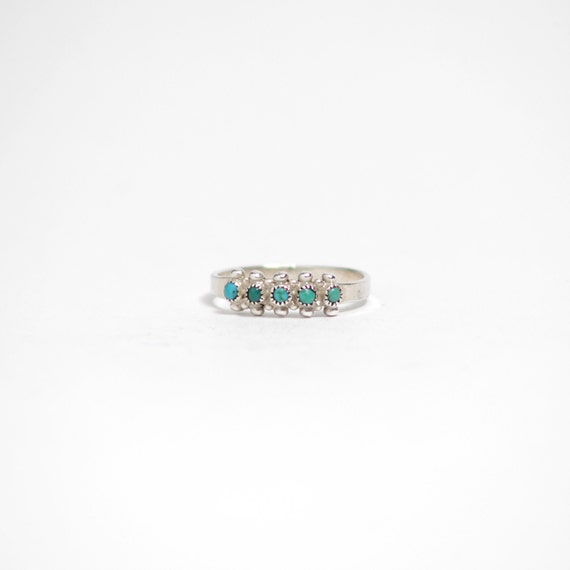 Sterling Silver Ring With Turquoise - image 2
