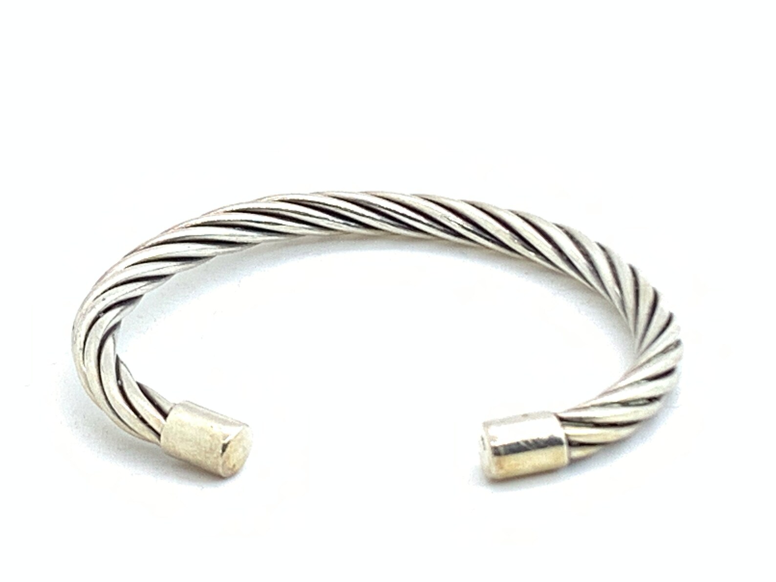 •TEAR + CIRCLE• labradorite + gold twist-on cuff bracelet
