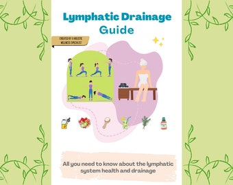 Guía de drenaje linfático, limpieza linfática, guía de movilización linfática, inflamación crónica, desintoxicación de metales pesados, limpieza corporal, curación de tumores