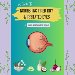 Eye Health Guide, Nourishing Irritated Eyes, Natural Eye Treatment, Healing Dry Eyes, Vision Problems Guide, Healing Eyes Naturally