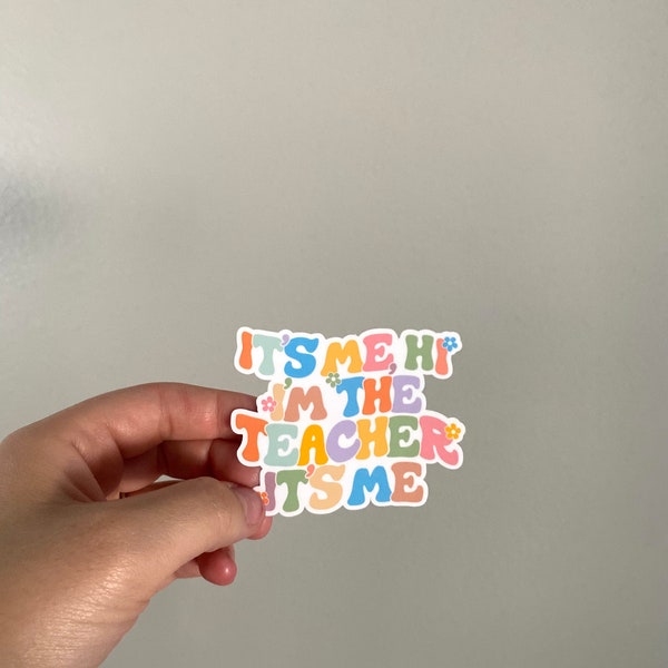 Teacher Sticker | Retro Teacher Sticker | Taylor Swift Inspired Sticker | Teacher Decor | Sticker for Teacher | Teacher Gift