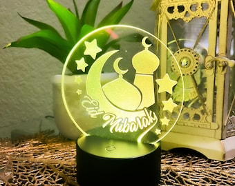 eid lamp, eid gift, eid gift for kids, LED lamp, neon lamp, personalized lamp, eid gift lamp, bedroom LED decor, boy gift , girl gift, son