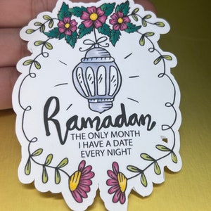 adesivo de ramadã, adesivo islâmico, adesivo de eid, adesivo para favor, adesivo infantil, citação de ramadã, saudações de ramadã, cartões de ramadã, adesivo à prova d'água