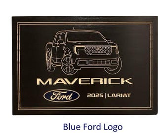 Ford Maverick Custom Carved Wall Art